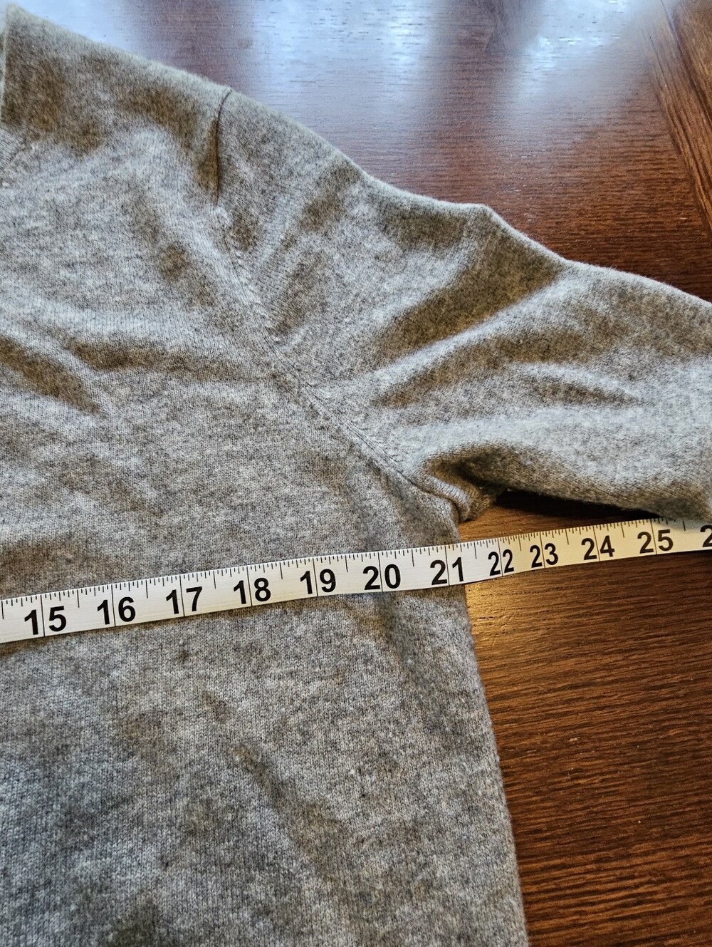 Quince Mongolian Cashmere Cardigan Sweater Heather Grey XL - Picture 9 of 9